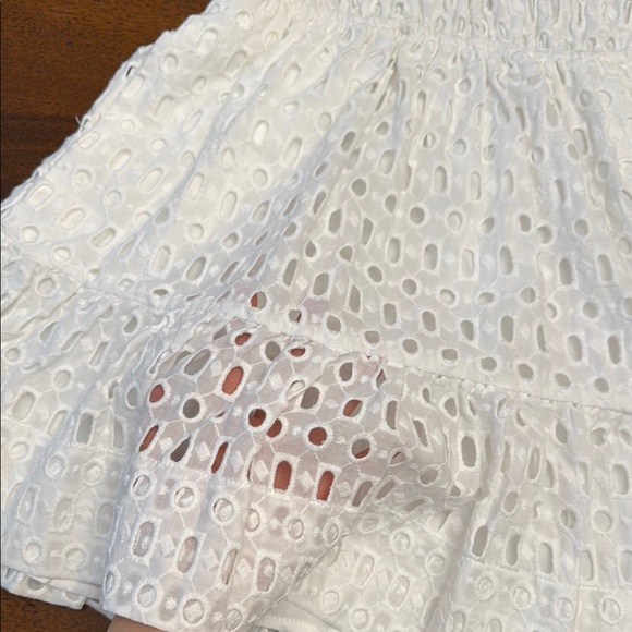 Anthropologie The Somerset Mini Dress: Eyelet Edition White Size Small - Picture 9 of 16